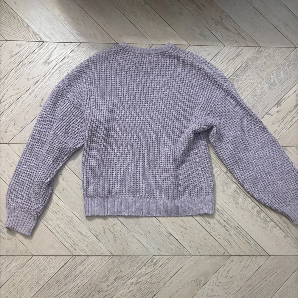 NWT NAADAM Oversized Waffle Crewneck Sweater - Picture 6 of 6